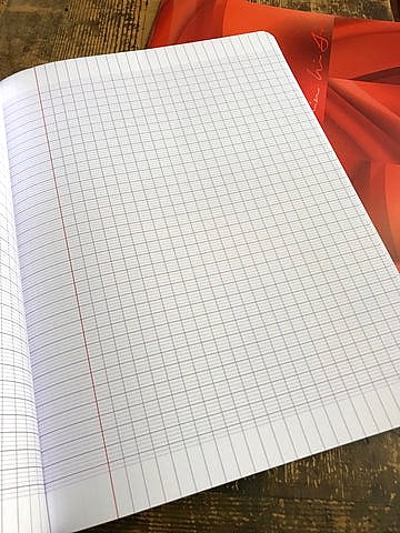 24×32 cm Seyes Fransız Karesi Defter 4'lü paket