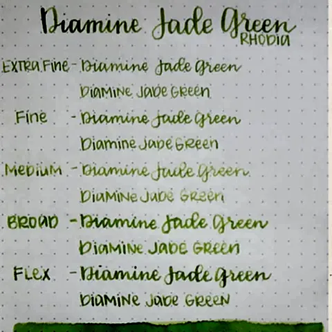 Diamine Dolmakalem Mürekkebi Jade Green 80 ml