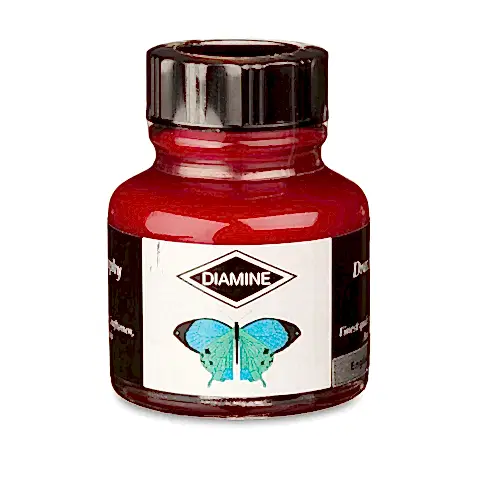 Diamine Kaligrafi Mürekkebi English Red