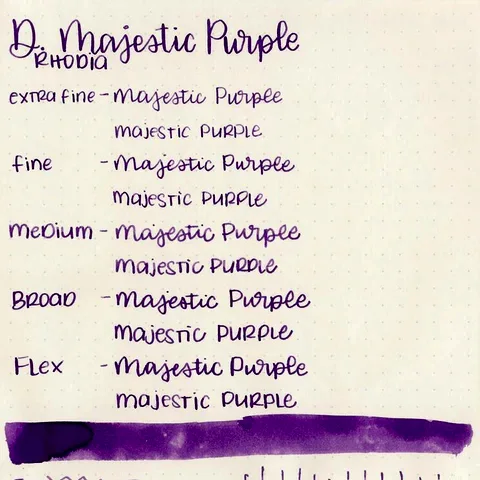 Diamine Dolmakalem Mürekkebi Majestic Purple