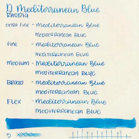 Diamine Dolmakalem Mürekkebi Mediterranean Blue