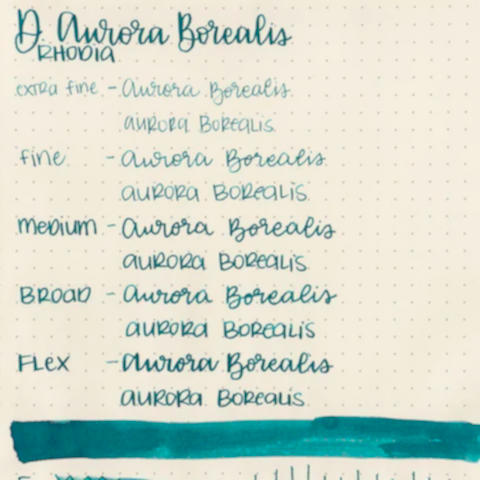 Diamine Dolmakalem Mürekkebi Aurora Borealis 30 ml