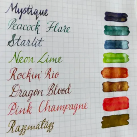 Diamine Ink Shimmering Mürekkep Dragon Blood 2020