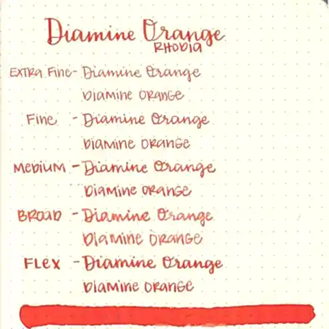 Diamine Dolmakalem Mürekkebi Orange