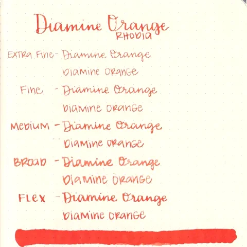 Diamine Dolmakalem Mürekkebi Orange 80 ml