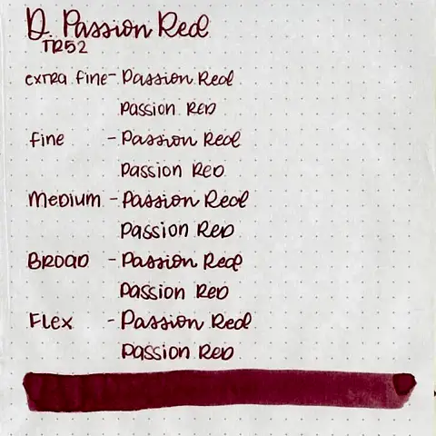 Diamine Dolmakalem Mürekkebi Passion Red 80 ml