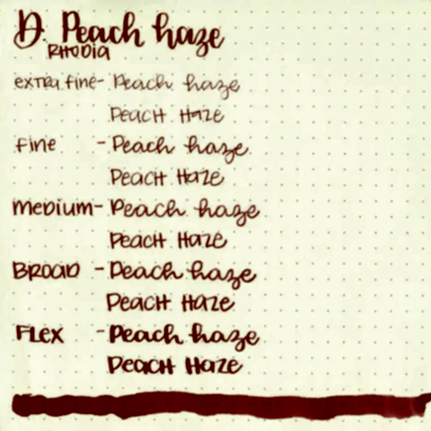 Diamine Dolmakalem Mürekkebi Peach Haze 80 ml