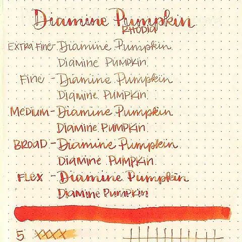 Diamine Dolmakalem Mürekkebi Pumpkin 80 ml
