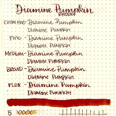 Diamine Dolmakalem Mürekkebi Pumpkin