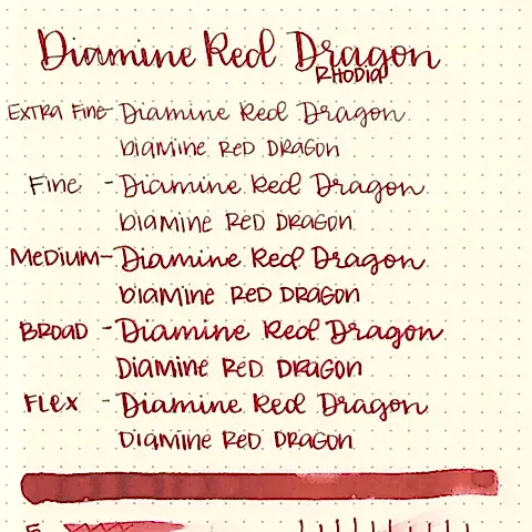 Diamine Dolmakalem Mürekkebi Red Dragon