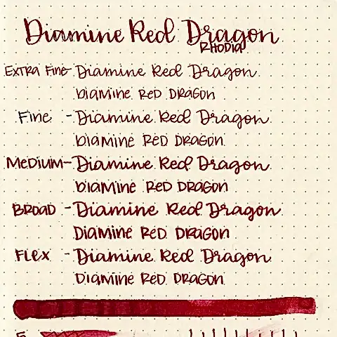 Diamine Dolmakalem Mürekkebi Red Dragon 80 ml