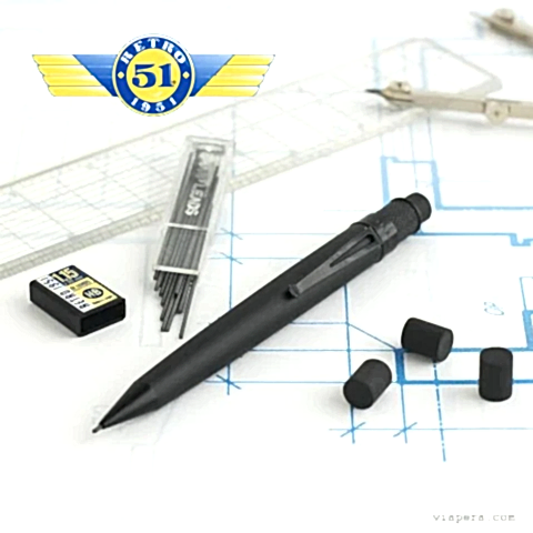 Stealth Mat Siyah Mekanik Kurşun Kalem