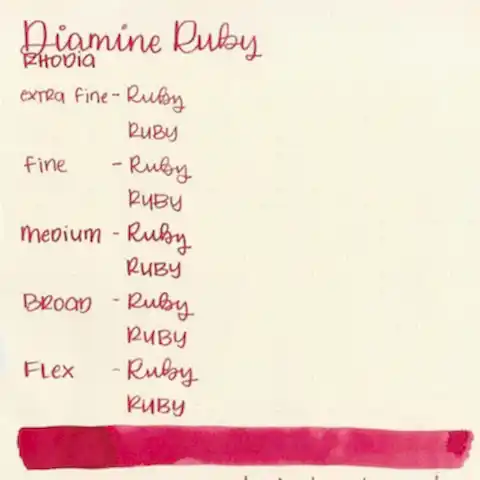 Diamine Dolmakalem Mürekkebi Ruby 80 ml