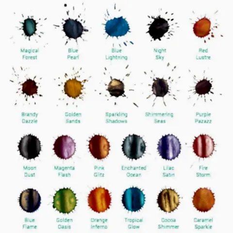 Diamine Ink Shimmering Mürekkep Moon Dust