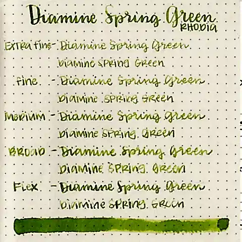Diamine Dolmakalem Mürekkebi Spring Green 80 ml
