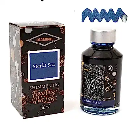 Diamine Ink Shimmering Mürekkep Starlit Sea 2020