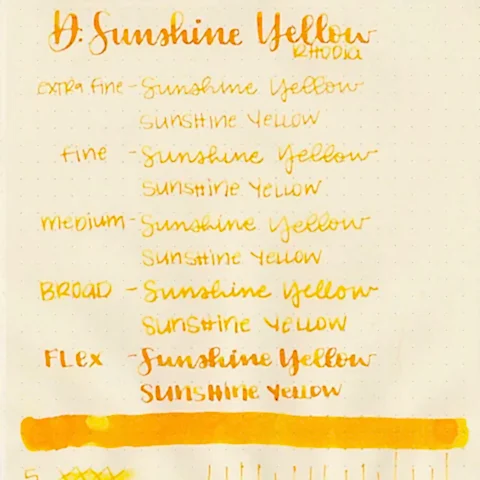 Diamine Dolmakalem Mürekkebi Sunshine Yellow