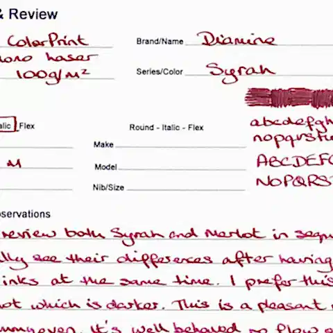 Diamine Dolmakalem Mürekkebi Syrah 80 ml