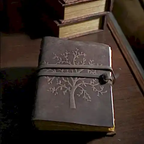 Tree of Life Soft Leather Deri Defter