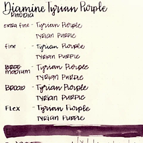 Diamine Dolmakalem Mürekkebi Tyrian Purple