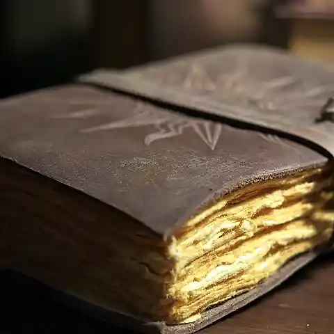 Vintage Sun Soft Leather Deri Defter Kahve