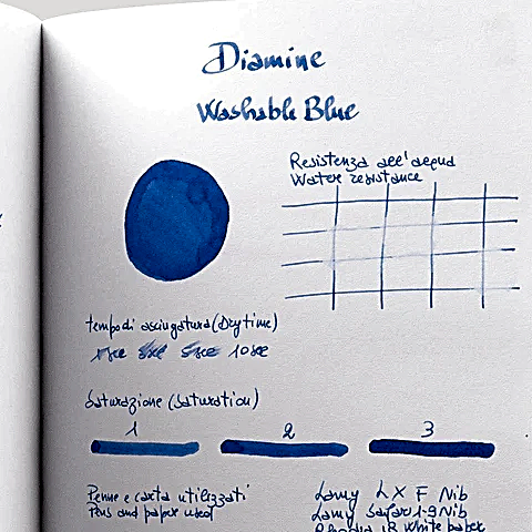 Diamine Dolmakalem Mürekkebi Washable Blue