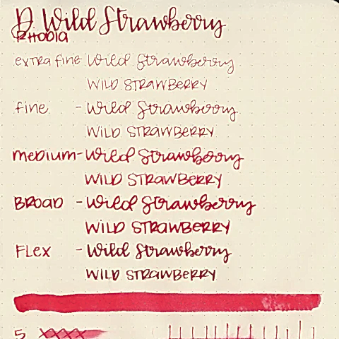 Diamine Dolmakalem Mürekkebi Wild Strawberry