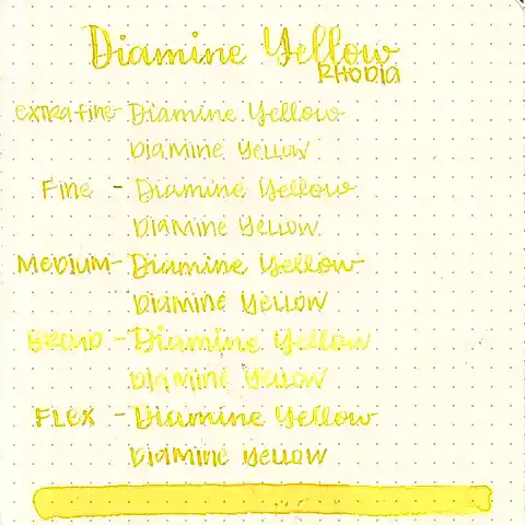 Diamine Dolmakalem Mürekkebi Yellow